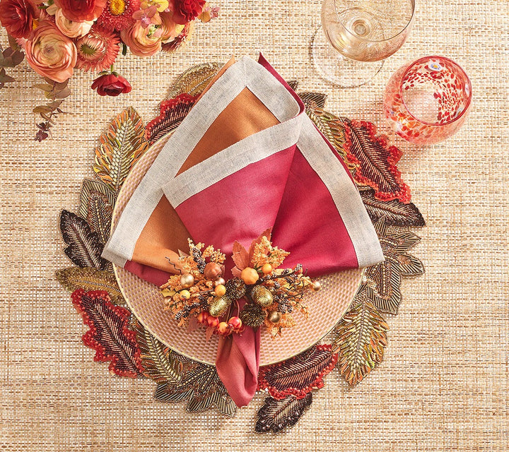 Fall Frolic Placemat in Rust