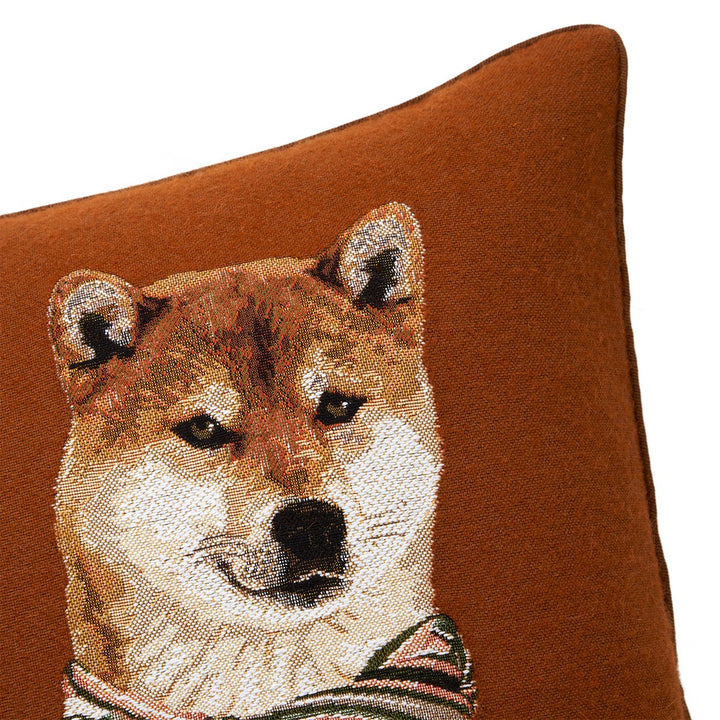 Karl and Barnabe Decorative Pillow Cognac