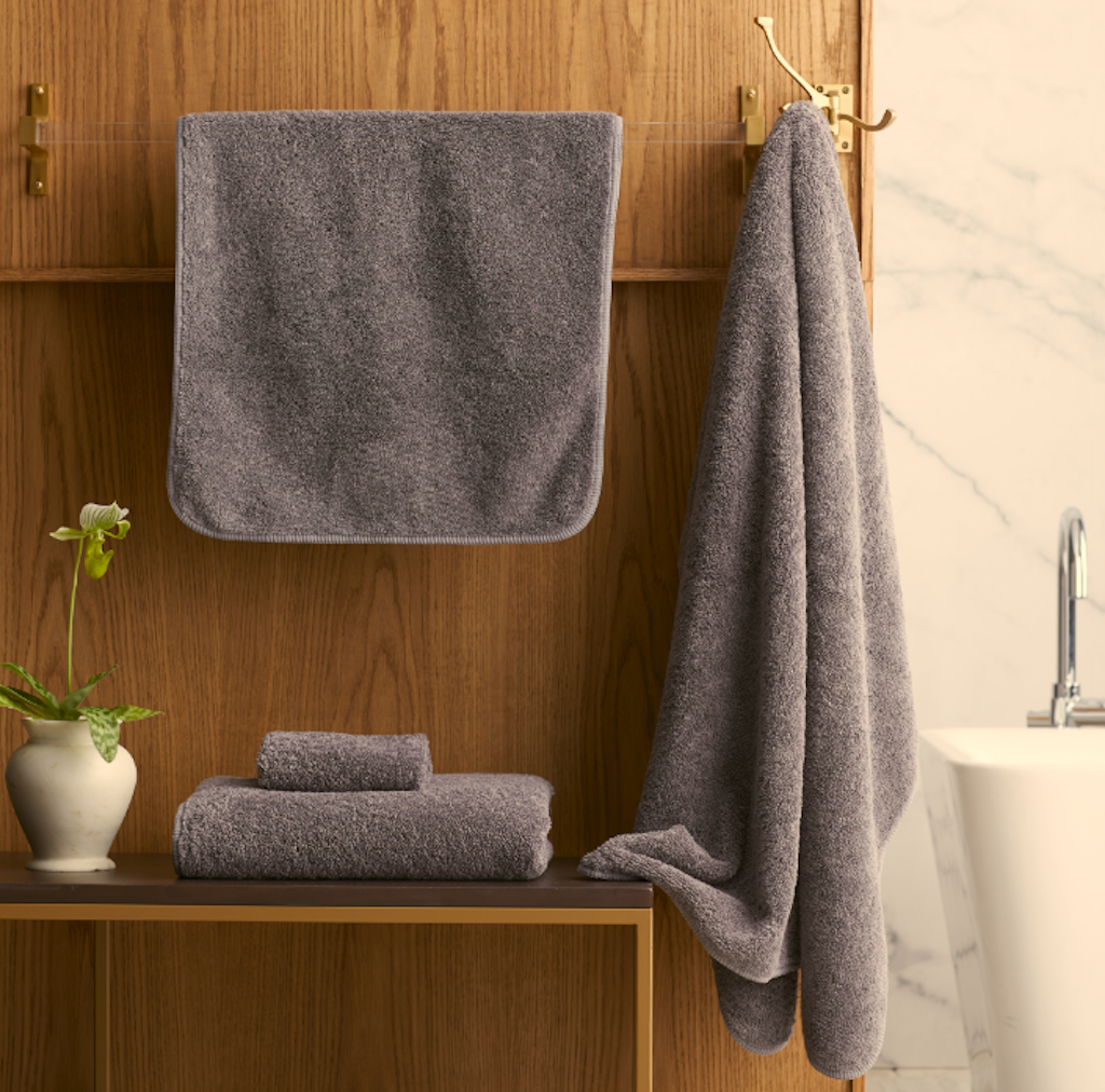 Indulgence Bath Towel Charcoal