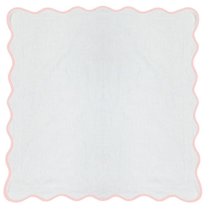 Scalloped Bedding Pink