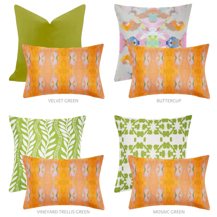 Orange Blossom Decorative Pillow
