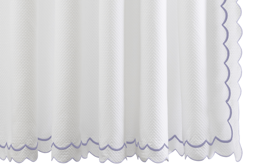 Matouk India Pique Shower Curtain Lilac