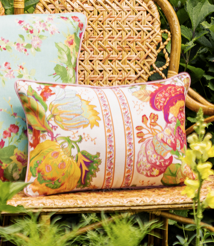Blooming Jungle Lumbar Outdoor Cushion Cover