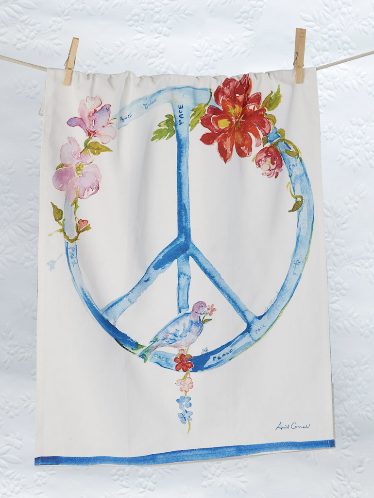 Peace Tea Towel
