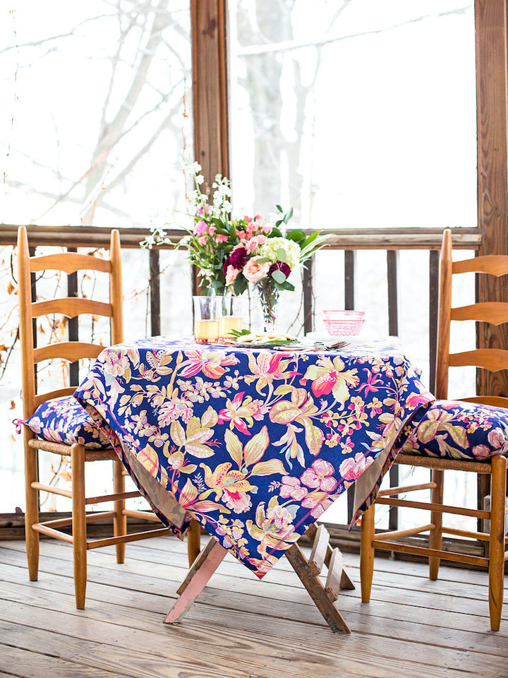 Orchid Study Outdoor Tablecloth and Napkins