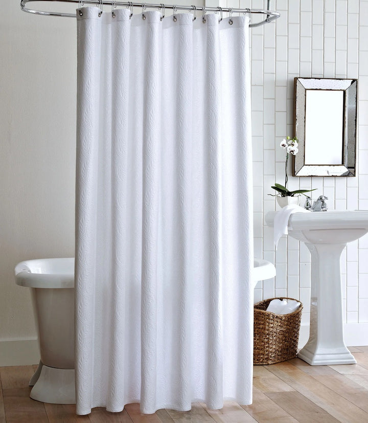 Vienna Shower Curtain White
