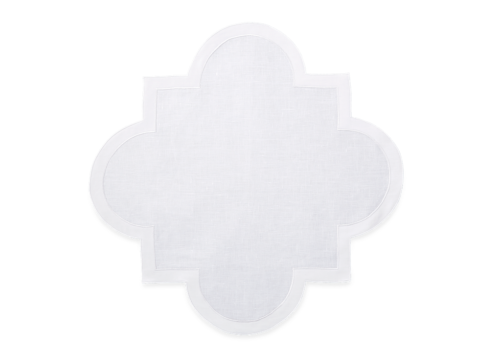 Matouk Mirasol Table Linens White