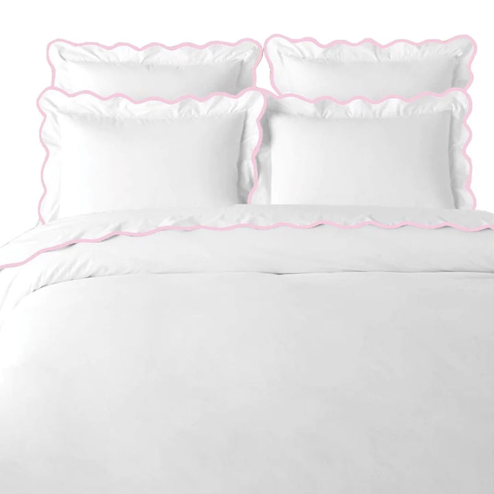 Scalloped Bedding Pink