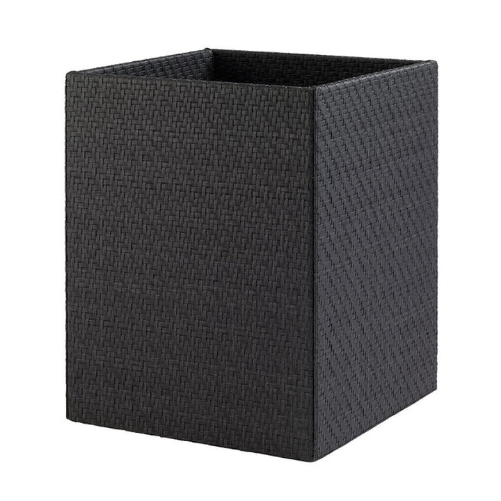 Wicker Bath Accessories in Black