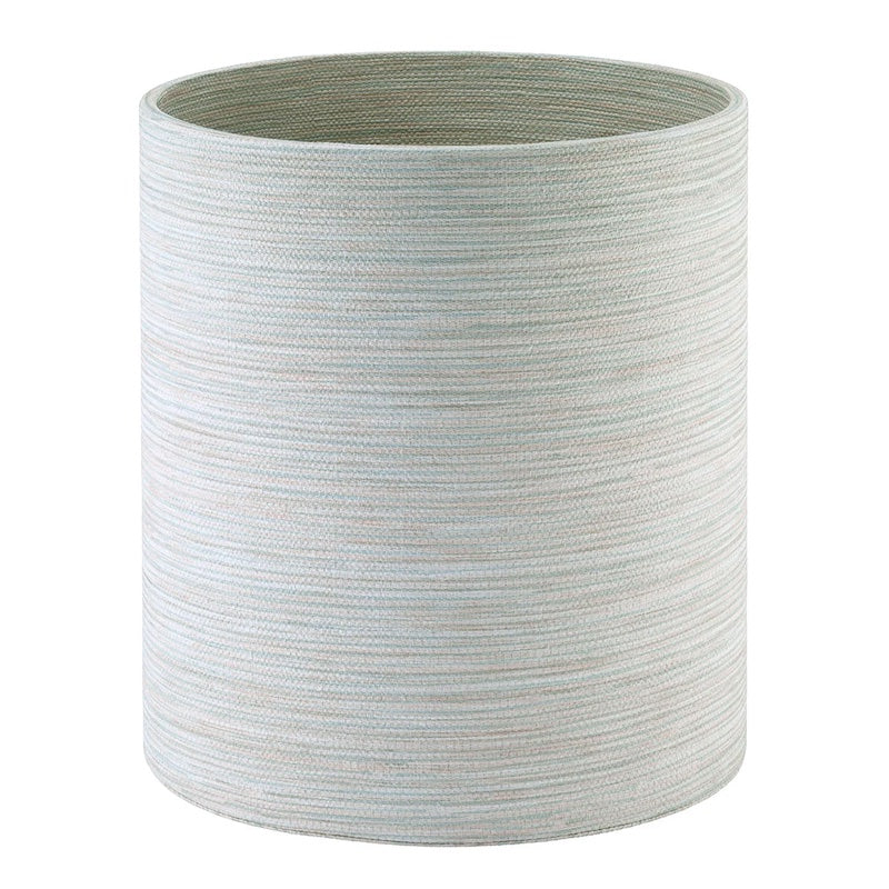 Grasscloth Bath Accessories in Celadon