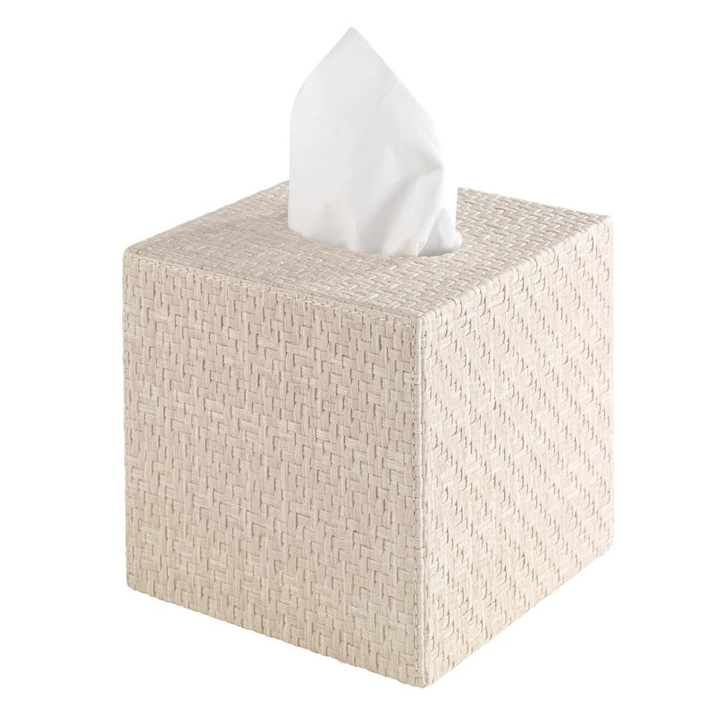 Wicker Bath Accessories in Cream