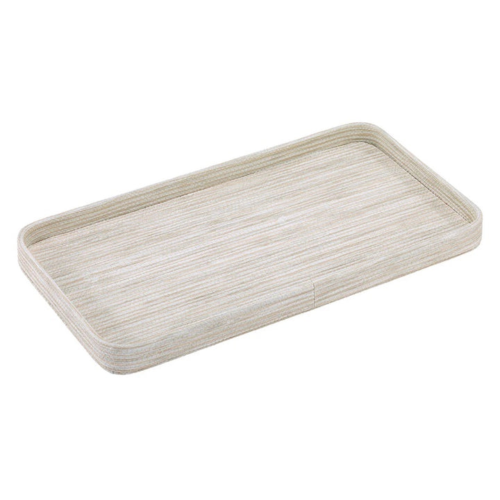 Grasscloth Bath Accessories in Ecru
