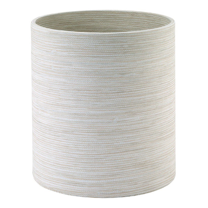 Grasscloth Bath Accessories in Ecru