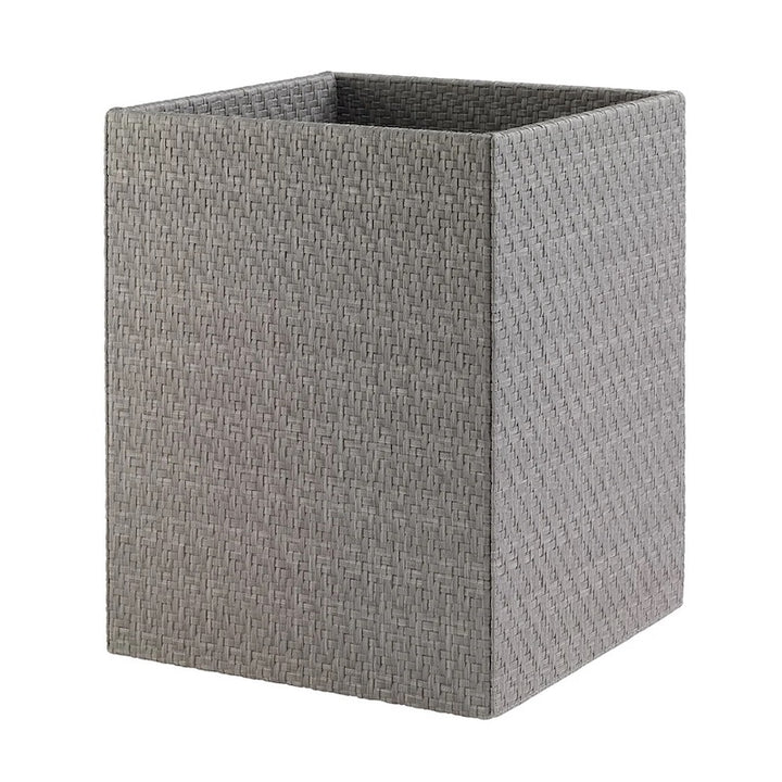 Wicker Bath Accessories in Gray