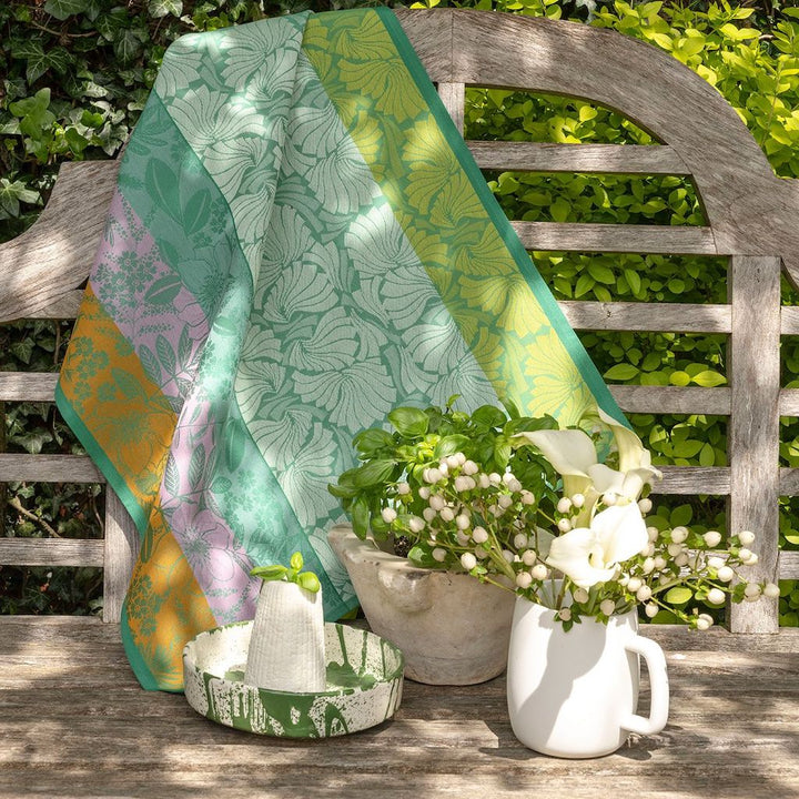 Cottage Green Tea Towel