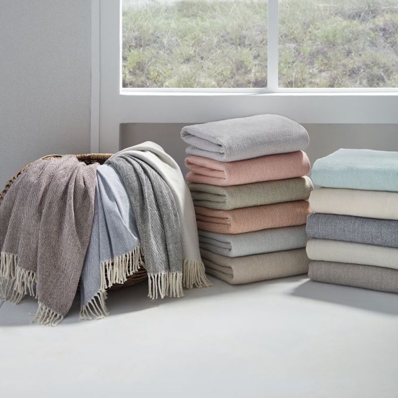 Celine Throw Slate Blue