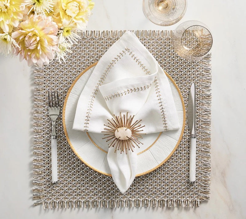 Flare Napkin Ring Gold