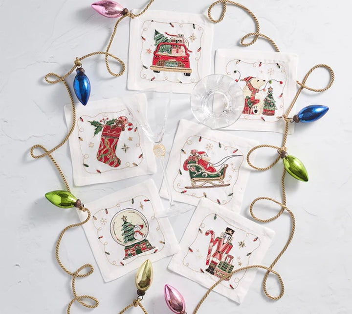 Holly Jolly Cocktail Napkins