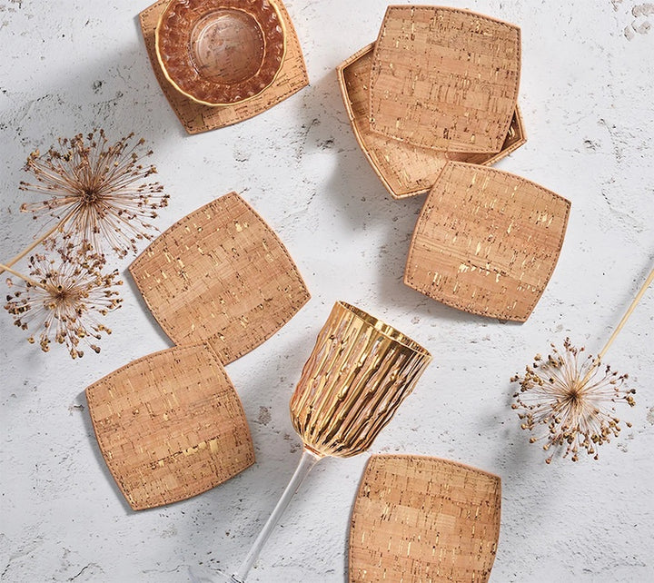 Whistler Coaster in Natural & Gold