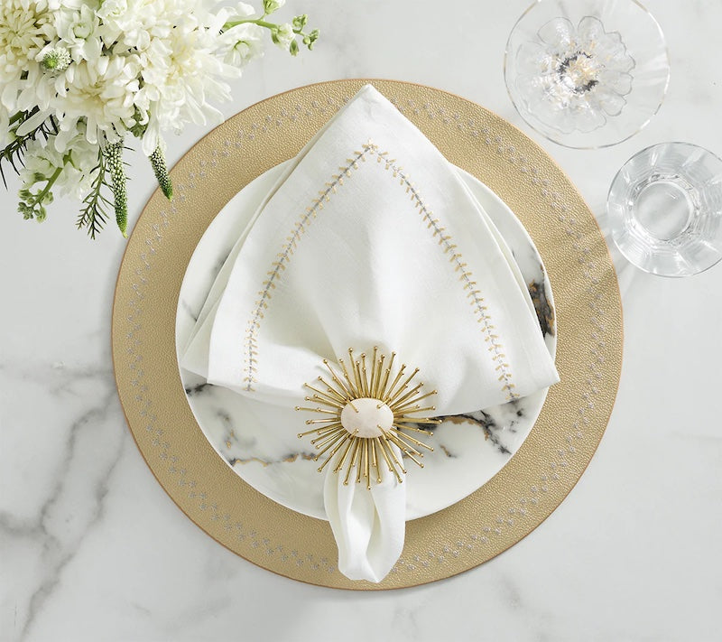 Flare Napkin Ring Gold