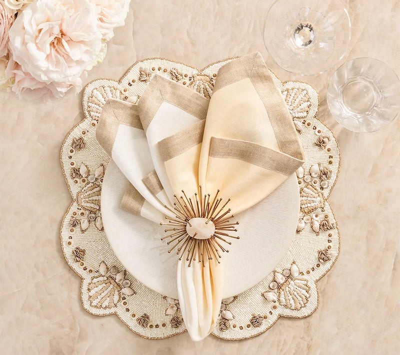 Flare Napkin Ring Gold