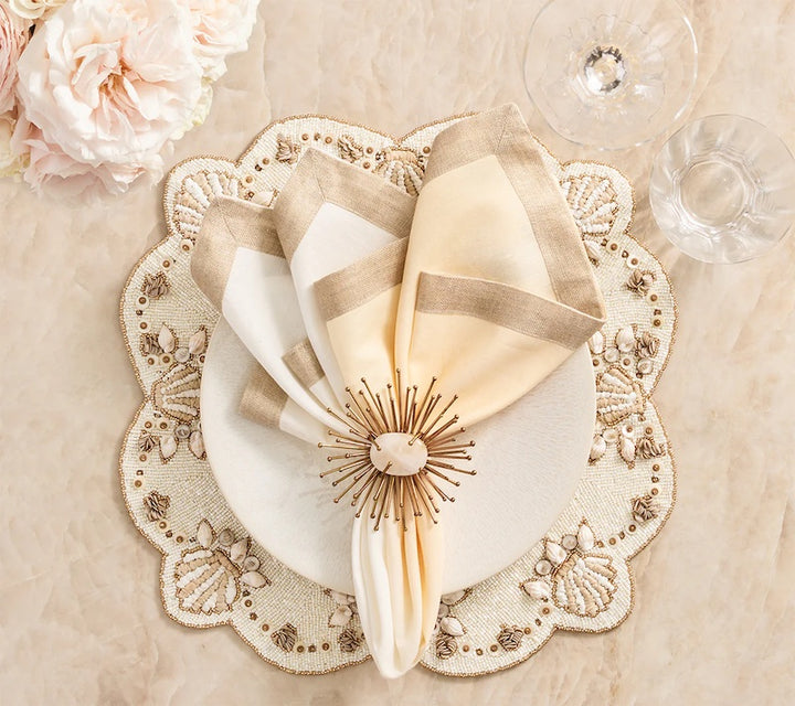 Flare Napkin Ring Gold