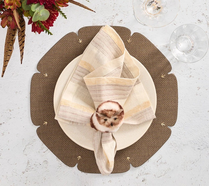 Divot Placemat in Umber