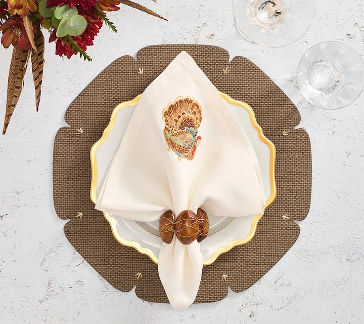 Divot Placemat in Umber
