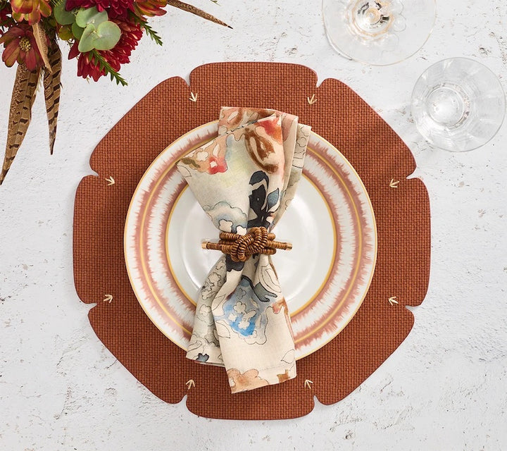 Divot Placemat in Brown