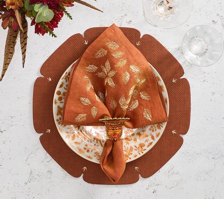 Divot Placemat in Brown