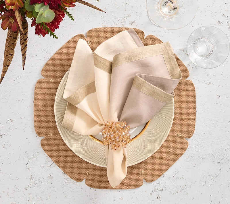 Divot Placemat in Tan