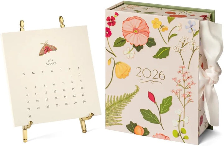 Karen Adams 2026 Calendar Gold Easel