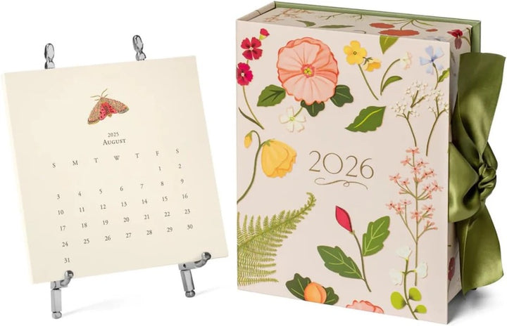 Karen Adams 2026 Calendar Silver Easel