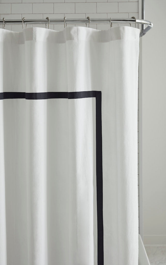 Estate Shower Curtain White/Navy