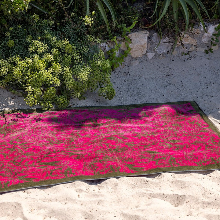 SAO Beach Towel Fuchsia