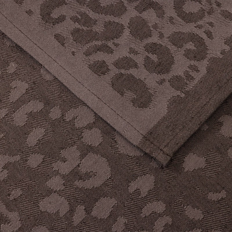 Leopard Table Linens Moka