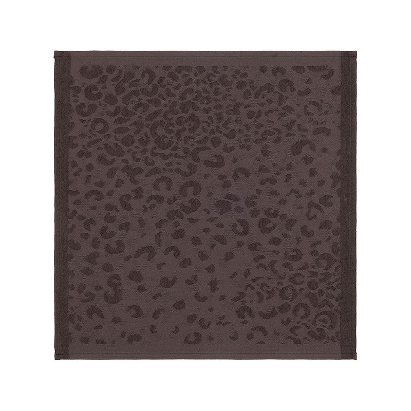 Leopard Table Linens Moka
