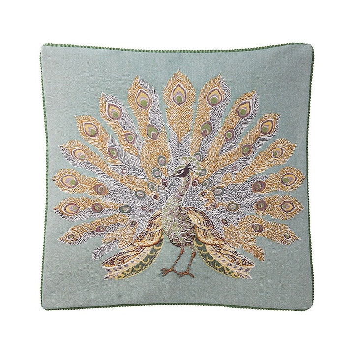 Voliere Decorative Pillow Celadon