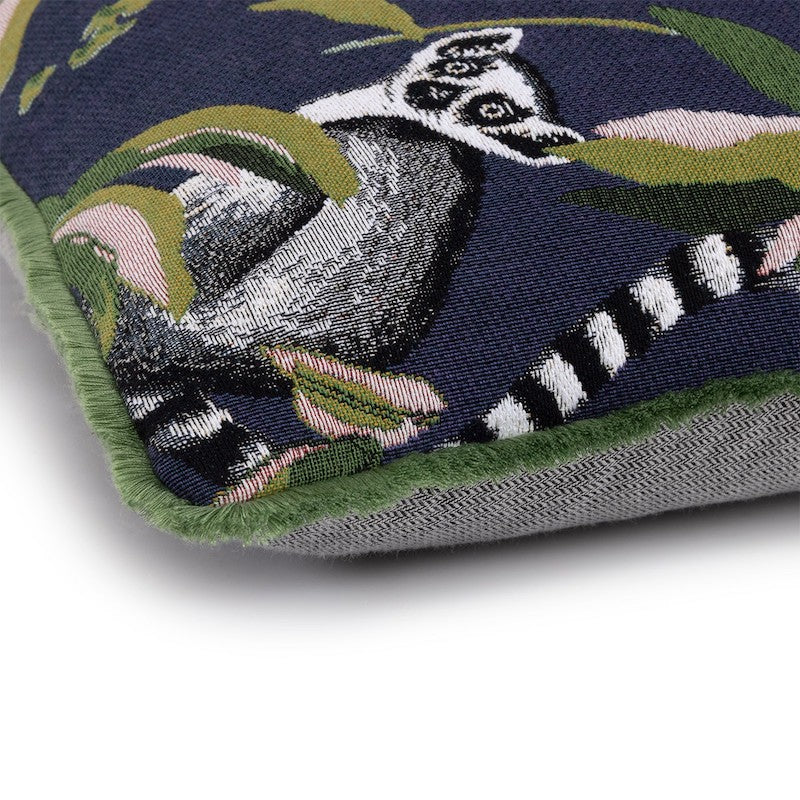 Lemurien Decorative Pillow Encre