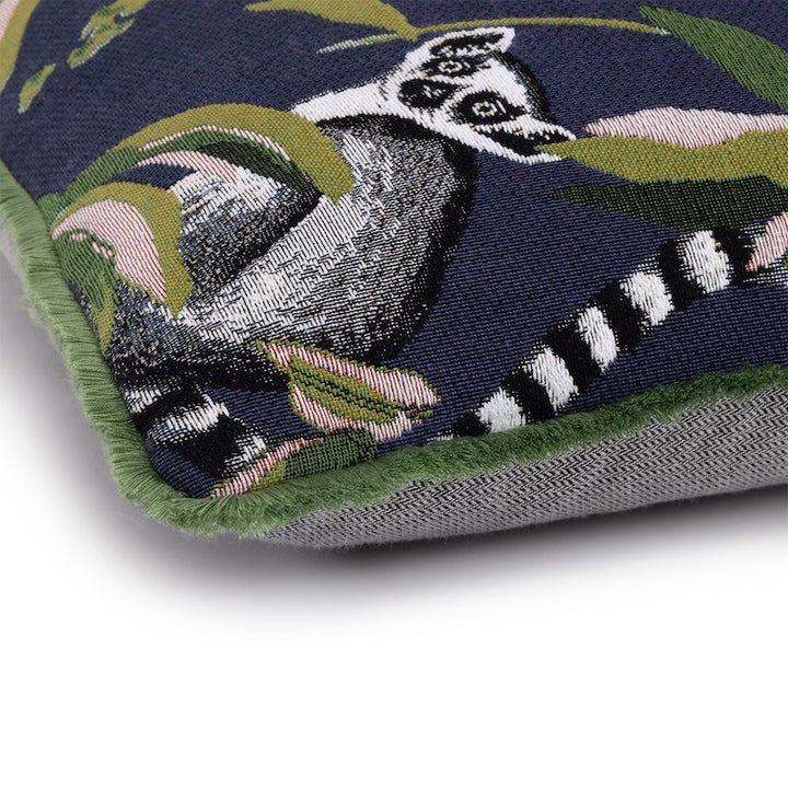 Lemurien Decorative Pillow Encre
