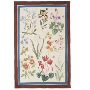 Pernilla Burgundy Kitchen Towel