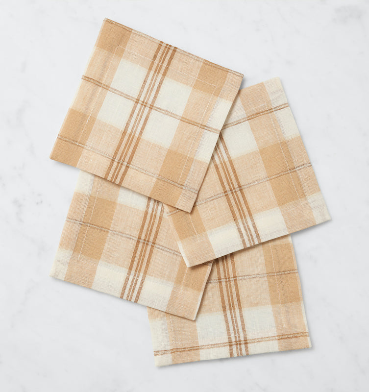Masseria Table Linens Almond/Oyster