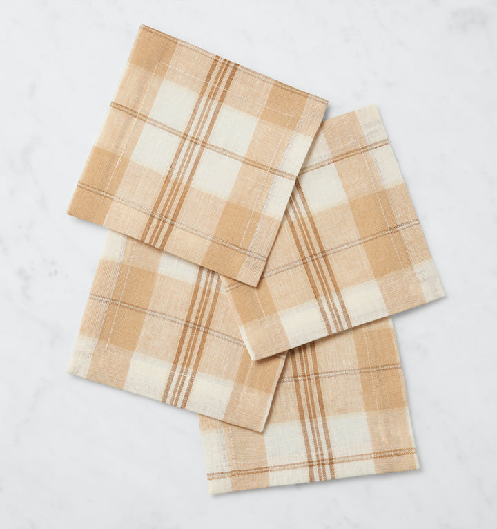 Masseria Table Linens Almond/Oyster