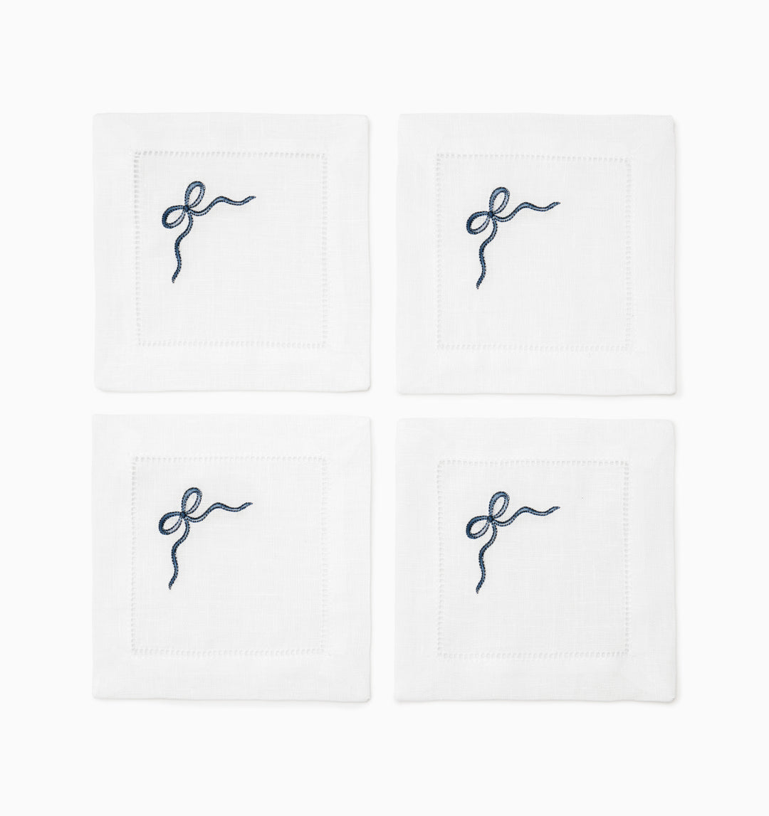 Regalo Cocktail Napkins White/Blue