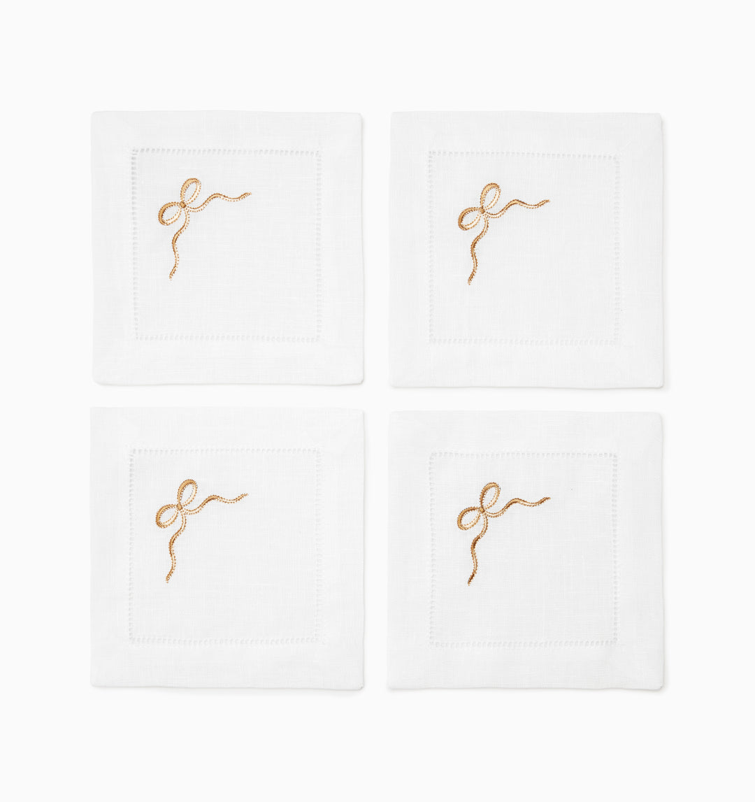 Regalo Cocktail Napkins White/Beige