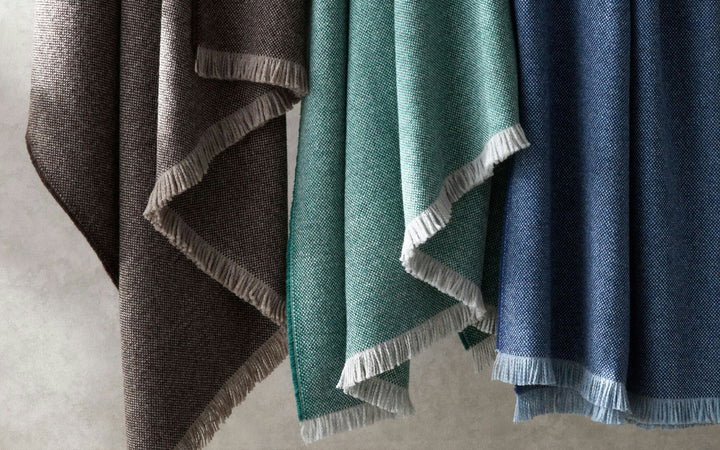 Matouk Bernardo Throw Topaz