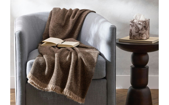 Matouk Bernardo Throw Topaz