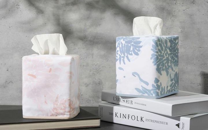 Matouk Chrysanthemum Tissue Box Cover