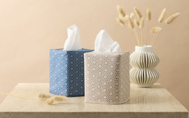 Matouk Schumacher Levi Tissue Box Cover