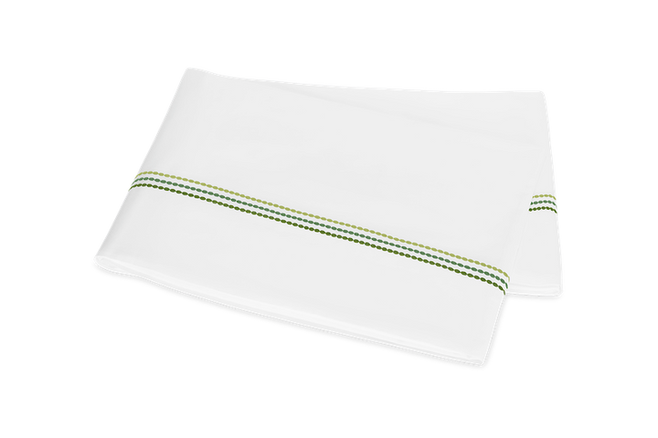 Matouk Amara Triple Pearl Palm Green